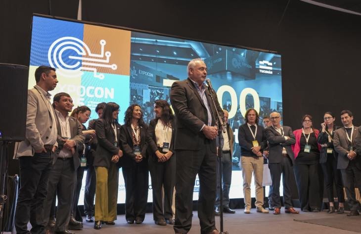 Juan Casañas durante la tercera edición de la Expocon en Tucumán