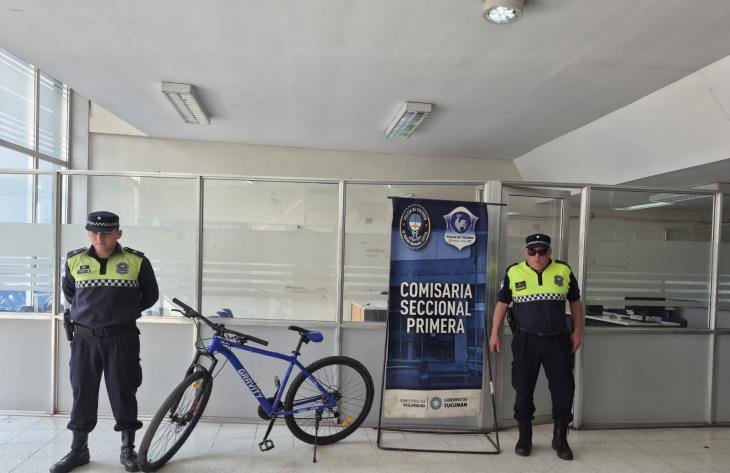 Bicicleta marca Gravity Glock de aluminio rodado 29 similar a la secuestrada en el procedimiento policial