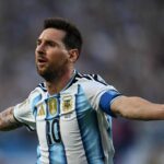 Lionel Messi con la camiseta de la selección argentina