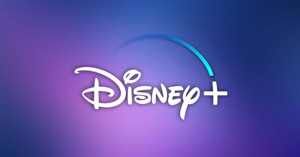 Logotipo de Disney+ con fondo oscuro