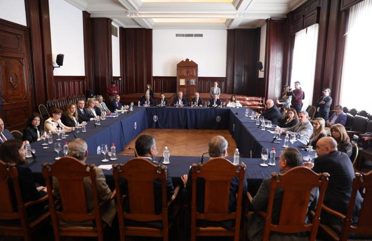 Reunión interinstitucional en el Palacio de la Corte Suprema de Justicia de Tucumán