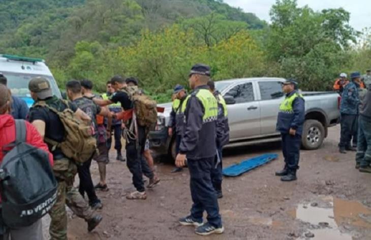 Zona de El Cadillal donde fueron hallados los adolescentes extraviados
