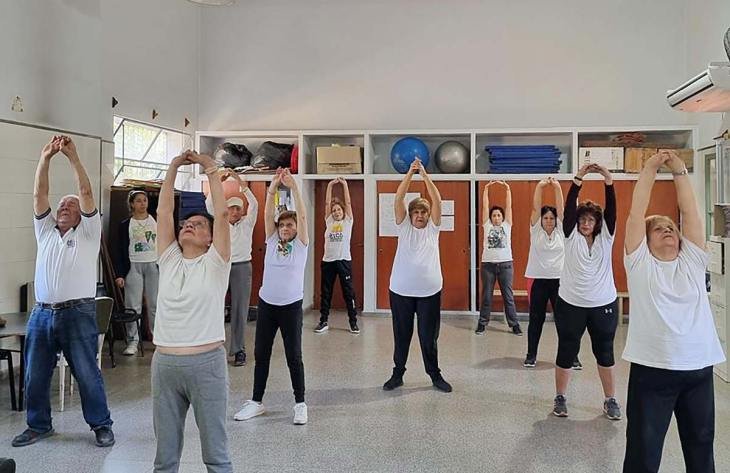 Taller de rehabilitación de columna en el Hospital del Carmen