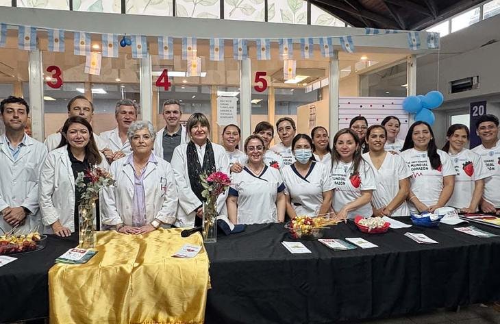 Profesionales de la salud realizan controles gratuitos en el Hospital Padilla por el Día Mundial del Corazón