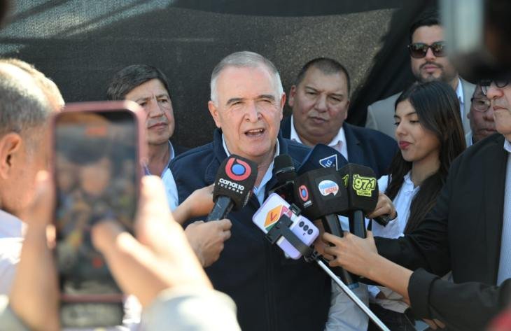 Osvaldo Jaldo, gobernador de Tucumán, durante declaraciones sobre las PASO