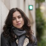 Julia Kornberg, escritora argentina, durante la presentación de su novela Atomizado Berlín