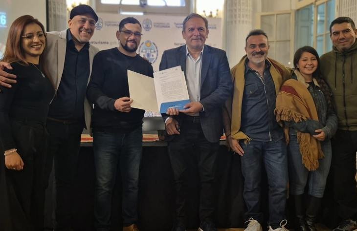 Presentación de La Sacha Peña en el Ente Tucumán Turismo