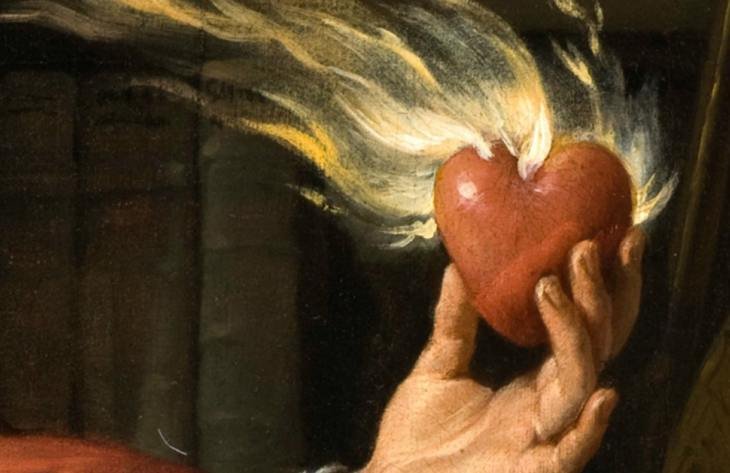 Cartel de la muestra Ser corazones de los otros en el Museo Iramain