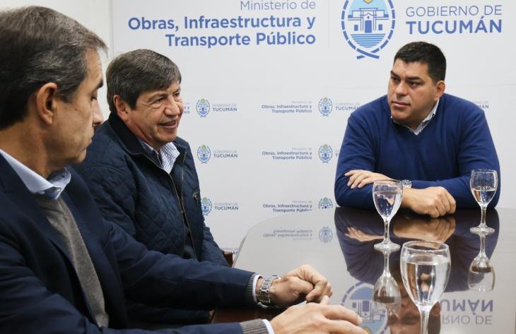Reunión entre Marcelo Nazur y autoridades de Alderetes