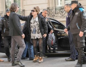 Cristian "Pity" Álvarez durante el juicio oral y público