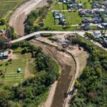 Obras de protección en el río Chirimayo con espigones y gaviones