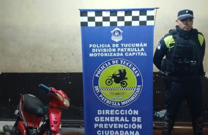 Motocicletas recuperadas por la División Patrulla Motorizada Capital en Tucumán