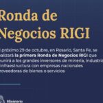 Logo del IDEP Tucumán junto al texto Ronda de Negocios RIGI