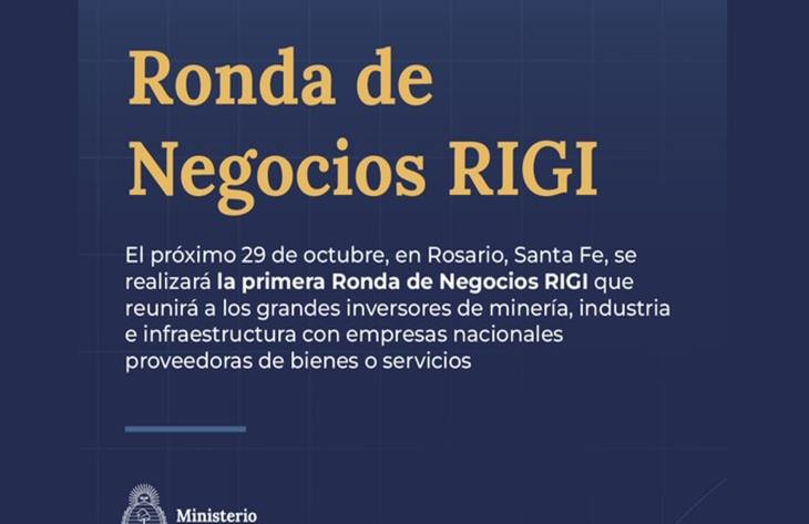 Logo del IDEP Tucumán junto al texto Ronda de Negocios RIGI