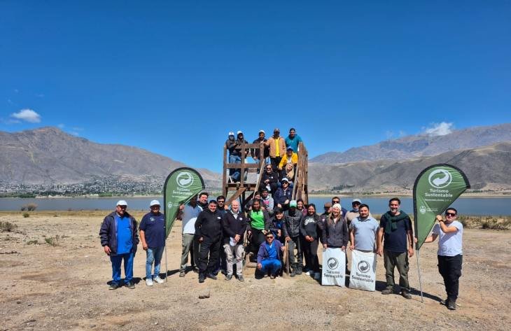 Jornada de limpieza en el Dique La Angostura, Tafí del Valle