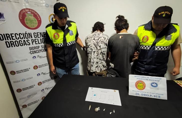 Secuestro de estupefacientes en operativo policial en Tucumán