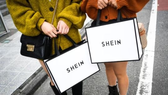 Gráfico de la caída de las acciones de Shein en su debut en Hong Kong