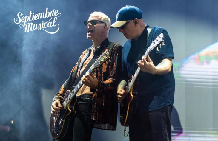 Gaspar Benegas y Baltasar Comotto durante un show acústico en el Septiembre Musical de Tucumán