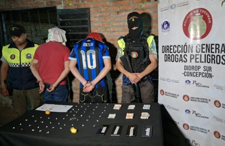 Allanamientos por drogas en Concepción, Aguilares y Monteros
