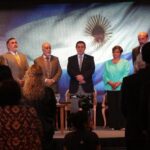 Autoridades y profesionales durante la apertura del XXV Congreso Argentino e Internacional de Flebología y Linfología en el Hotel Catalina, Tucumán.