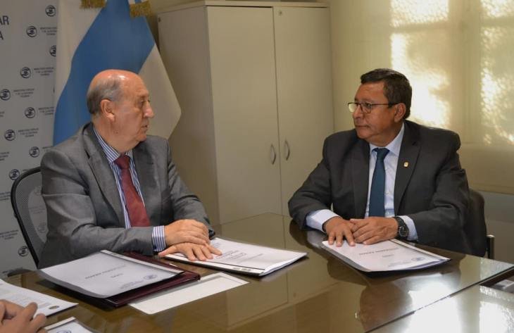 Firma de convenio para el Centro de Atención Jurídica en Villa Benjamín Aráoz