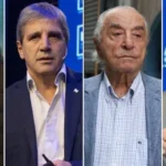 Luis Barrionuevo, titular del Sindicato de Gastronómicos, en una conferencia de prensa