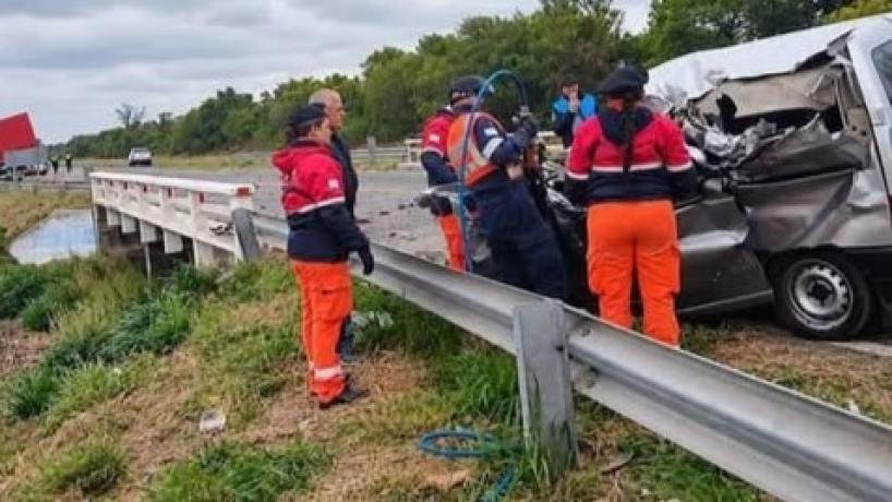 Ruta nacional 9 a la altura del kilómetro 1351, en Trancas, donde ocurrió el siniestro vial