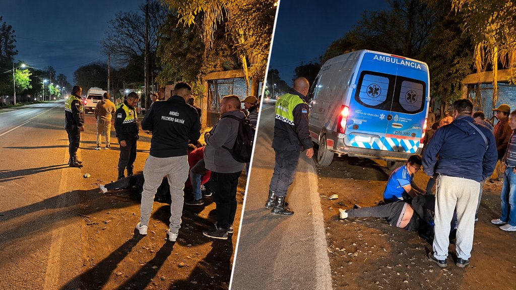 Ruta provincial 304 en Burruyacu, escenario del atropello a Sergio Darío Giménez