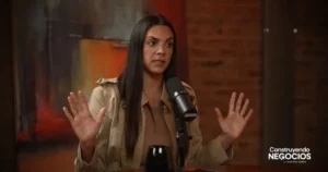 Belu Lucius en una entrevista