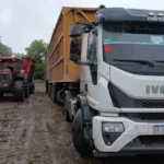 Ruta Provincial 331 en la zona de Los Agudos, donde ocurrió el accidente fatal