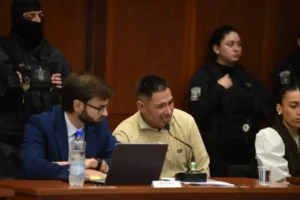 Imagen de la audiencia judicial del caso Érika