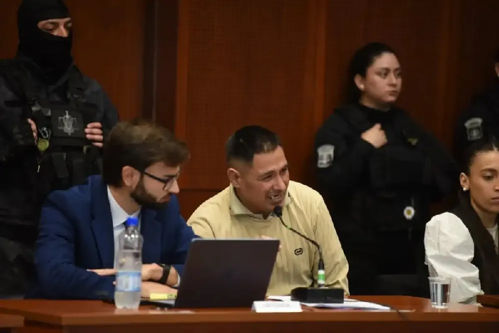 Imagen de la audiencia judicial del caso Érika