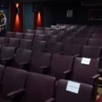 Función de cine al aire libre en Tucumán durante el Encuentro de Cine Europeo