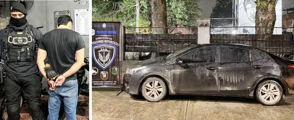 Procedimiento policial en avenida Benjamín Aráoz por conductor en contramano