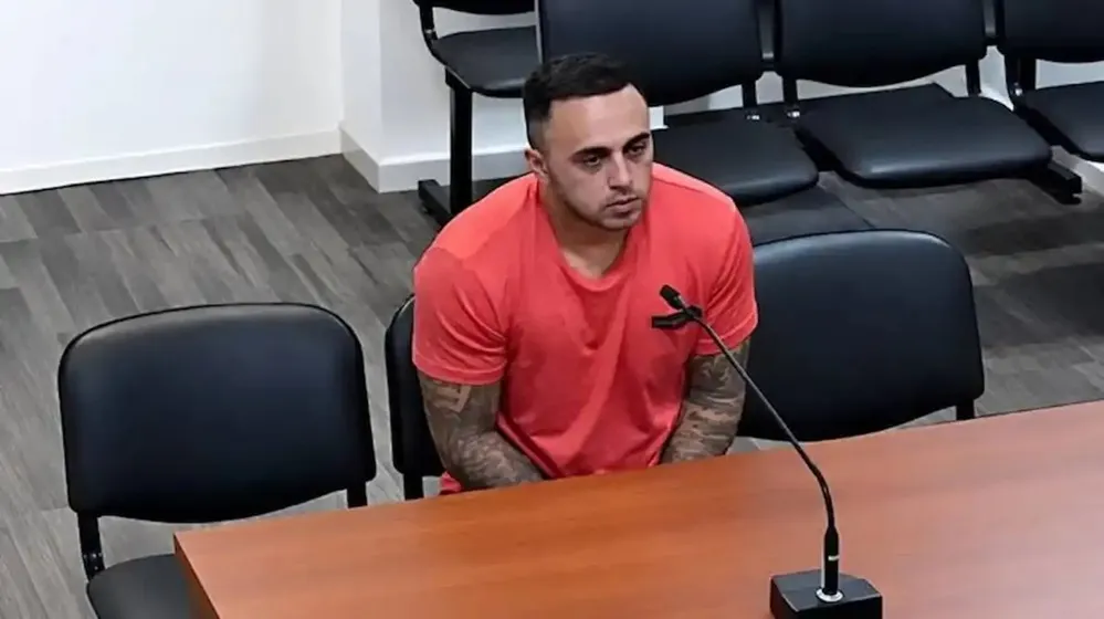 Javier "Chuky" Casanova durante una audiencia en la Justicia Federal