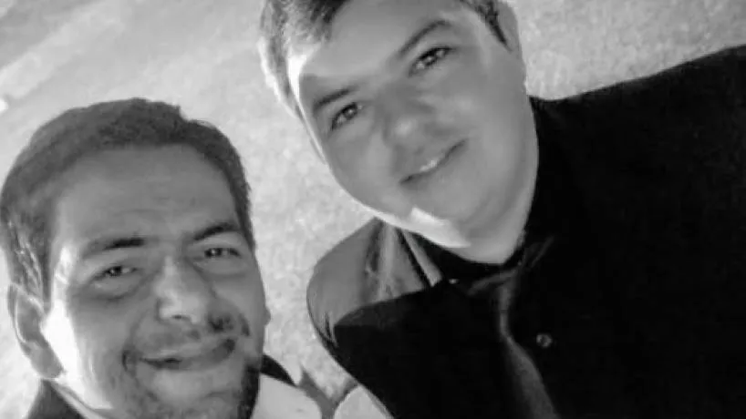Locutor Eddy Ferreira en su labor periodística