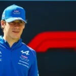 Franco Colapinto con el monoplaza de Alpine en el circuito de Austin
