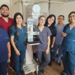 Hospital Móvil del Ministerio de Salud Pública de Tucumán durante un operativo territorial