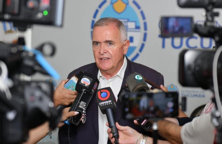 Osvaldo Jaldo, gobernador de Tucumán