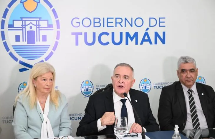 Conferencia de prensa del gobernador Osvaldo Jaldo