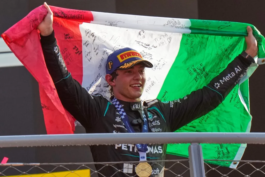 Kimi Antonelli, piloto de Mercedes, en el Gran Premio de Ciudad de México