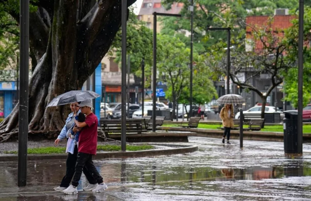 Mapa de precipitaciones en Tucumán