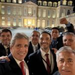 Luis Caputo durante su exposición en la Argentina Week en París