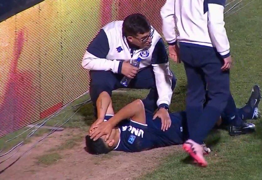 Maximiliano Salas, delantero de Independiente Rivadavia, durante un partido