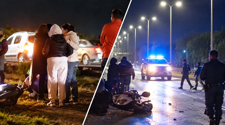Ruta Nacional 9 a la altura de El Arsenal, donde ocurrió el accidente