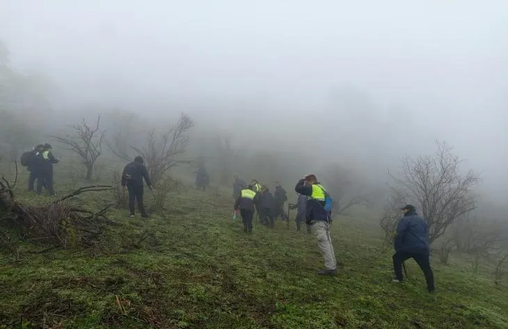 Operativo de búsqueda de Alfredo Moyano en el cerro Ñuñorco Grande