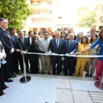 Gobernador Osvaldo Jaldo durante la inauguración de la nueva sede del Ministerio Pupilar y de la Defensa en Tucumán