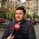 Jesús Sánchez durante una entrevista