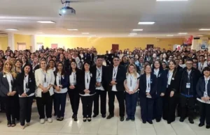 Profesionales de la salud durante la primera Jornada Provincial de Pediatría Interdisciplinaria de Enfermería en Banda del Río Salí