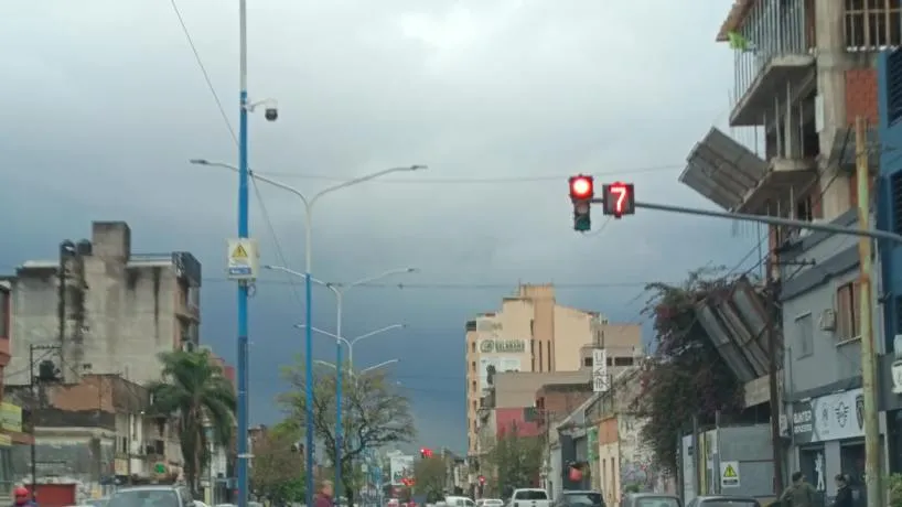 Cielo nublado sobre la provincia de Tucumán